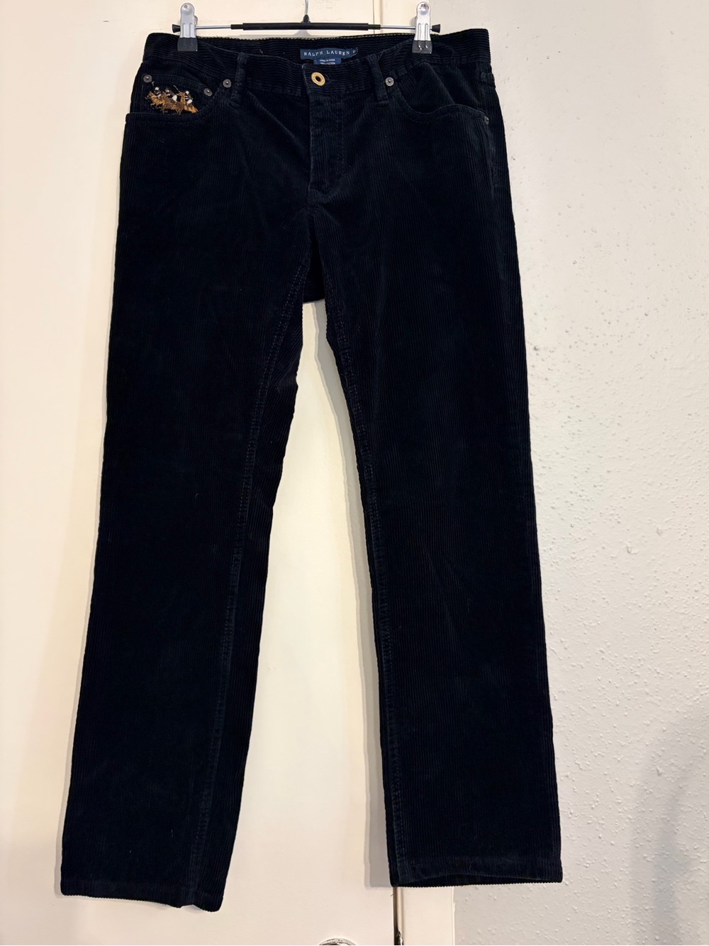 Ralph Lauren Blue Label Thompson 650 Womens Sz 10 Button Fly 5 Pocket Corduroy